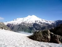 J&ouml;rg von de Fenn. Blinder Bergsteiger erklimmt den Elbrus Juni 2009. Bild 3