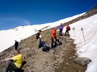 J&ouml;rg von de Fenn. Blinder Bergsteiger erklimmt den Elbrus Juni 2009. Bild 6