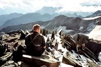 J&ouml;rg von de Fenn. Blinder Bergsteiger erklimmt den Grossglockner 1999 Bild 10